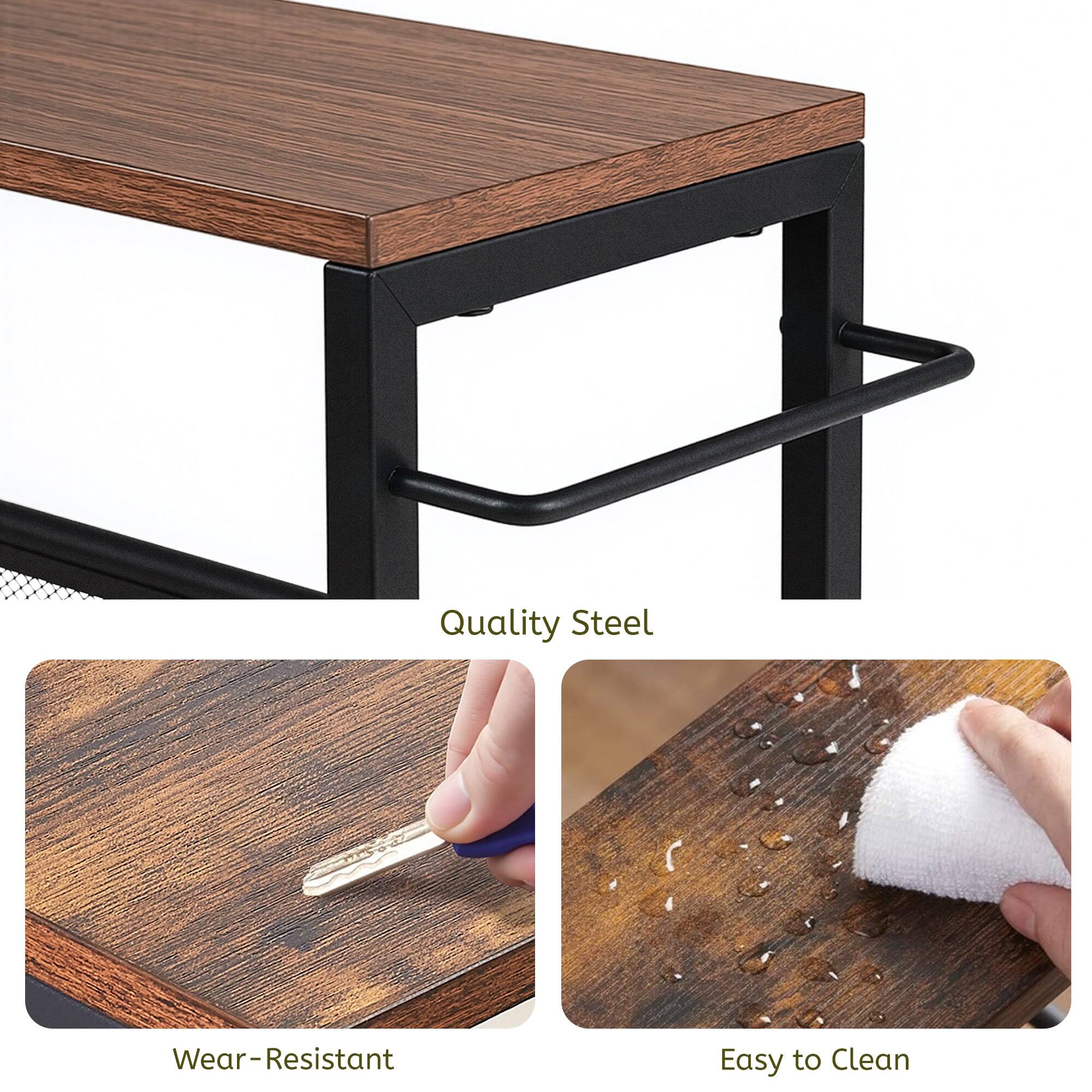 Quality Steel  
Wear-Resistant  
Easy to Clean