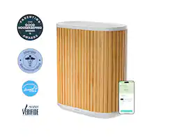 The Windmill Air Purifier Max, 3-in-1, Medical Grade, HEPA, AHAM Verifide, 1,950 Sq Ft, Ultra-Quiet, Smart - Bamboo