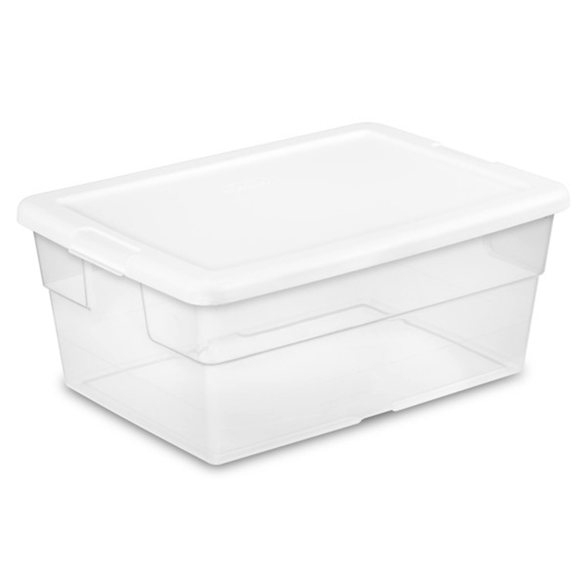 Alt View 1. Sterilite - Sterilite 16 Qt Clear Storage Tote, 12 Pack, & 6 Qt Clear Storage Tote, 12 Pack - Clear.
