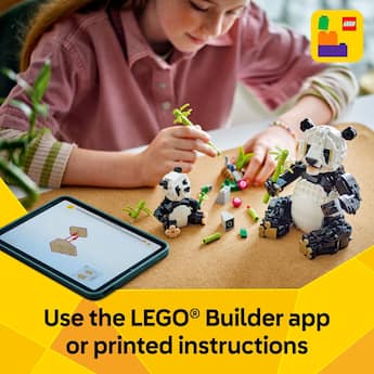 LEGO Creator 3 in 1 Wild Animals Panda Family Building Toy 31165 LEGO Creator 3 in 1 Wild Animals Panda Family Building Toy 31165