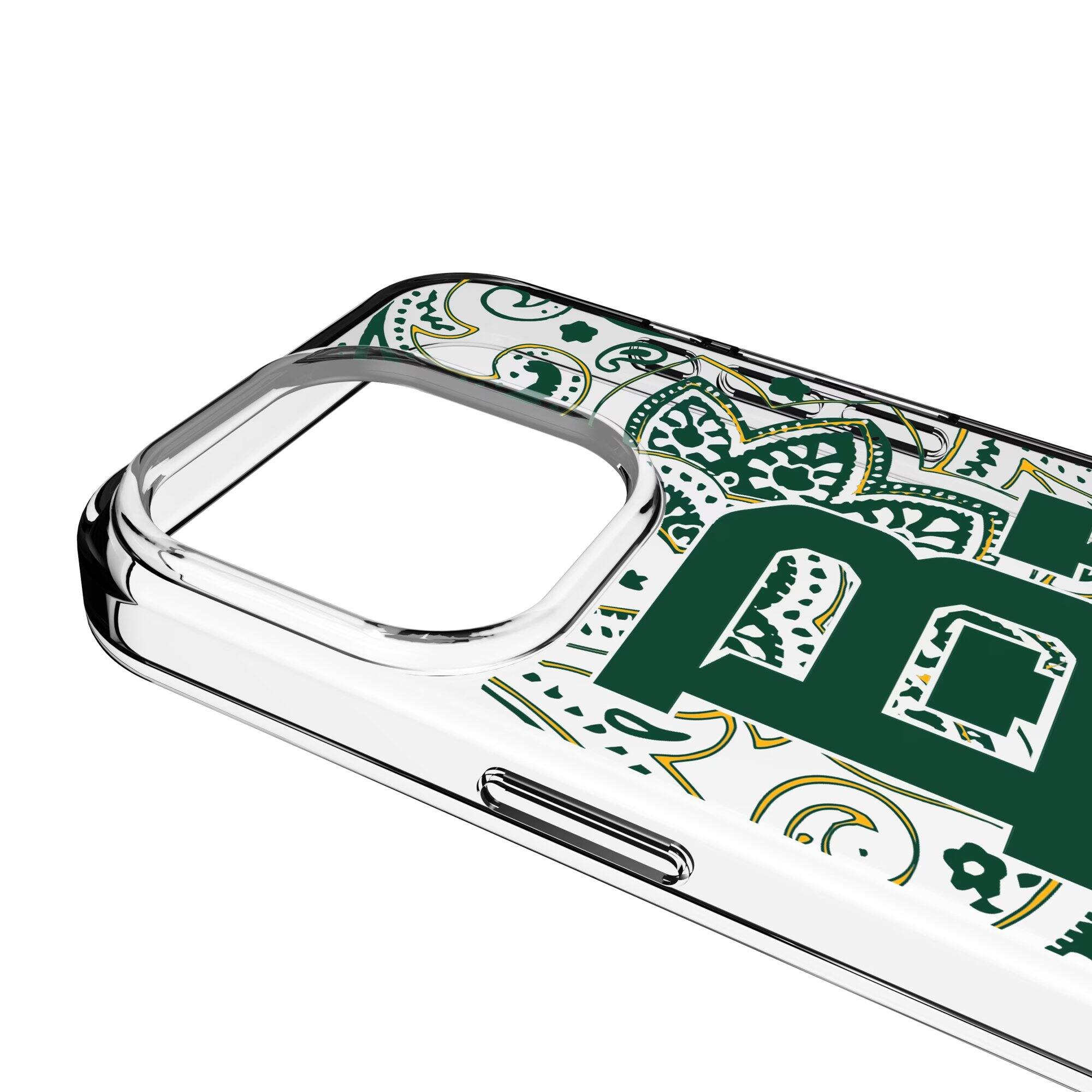 Alt View 2. Keyscaper - Baylor Bears iPhone Clear Case - 16 Plus - Multicolor.
