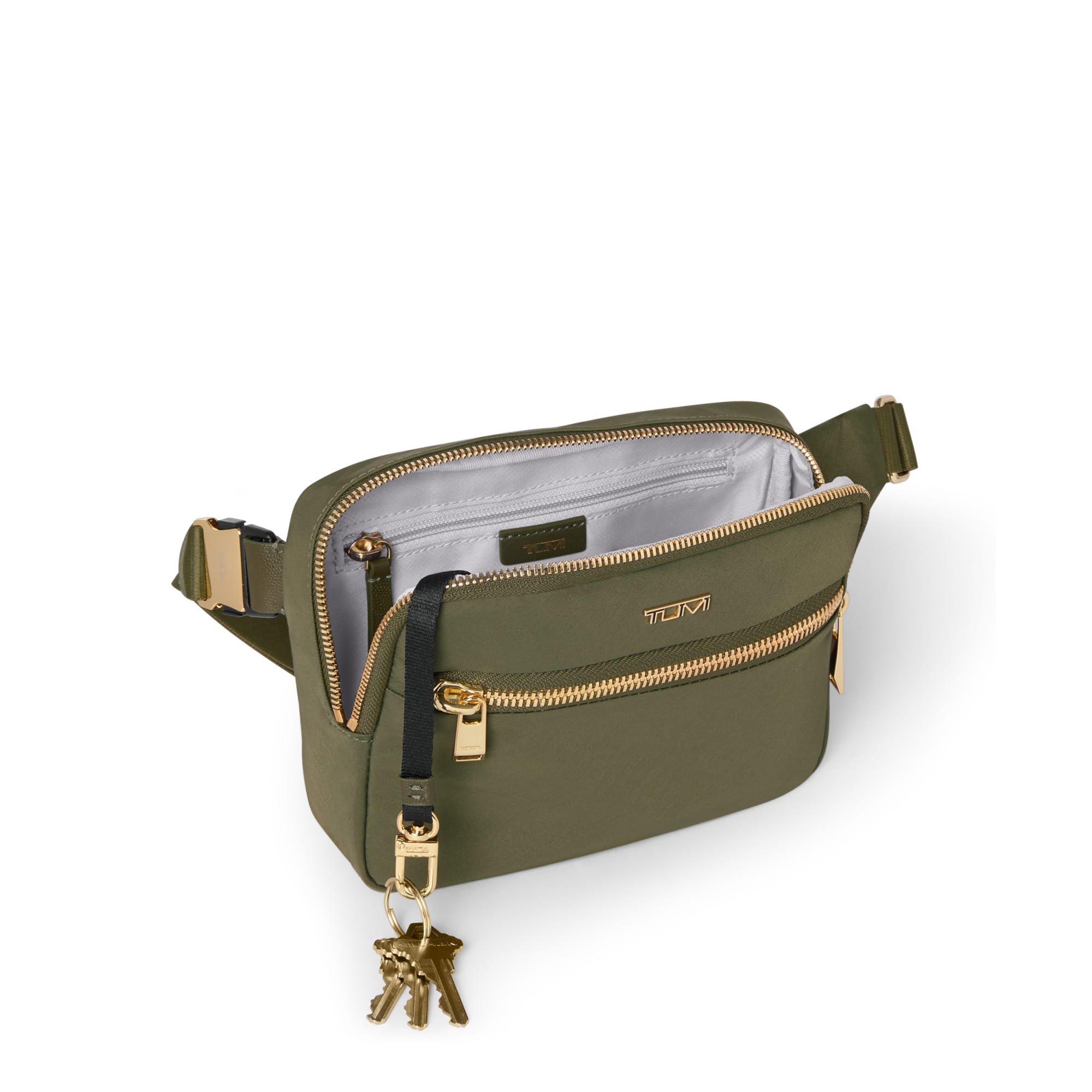 Angle. TUMI - Voyageur Sedona Crossbody/Sling - Olive.