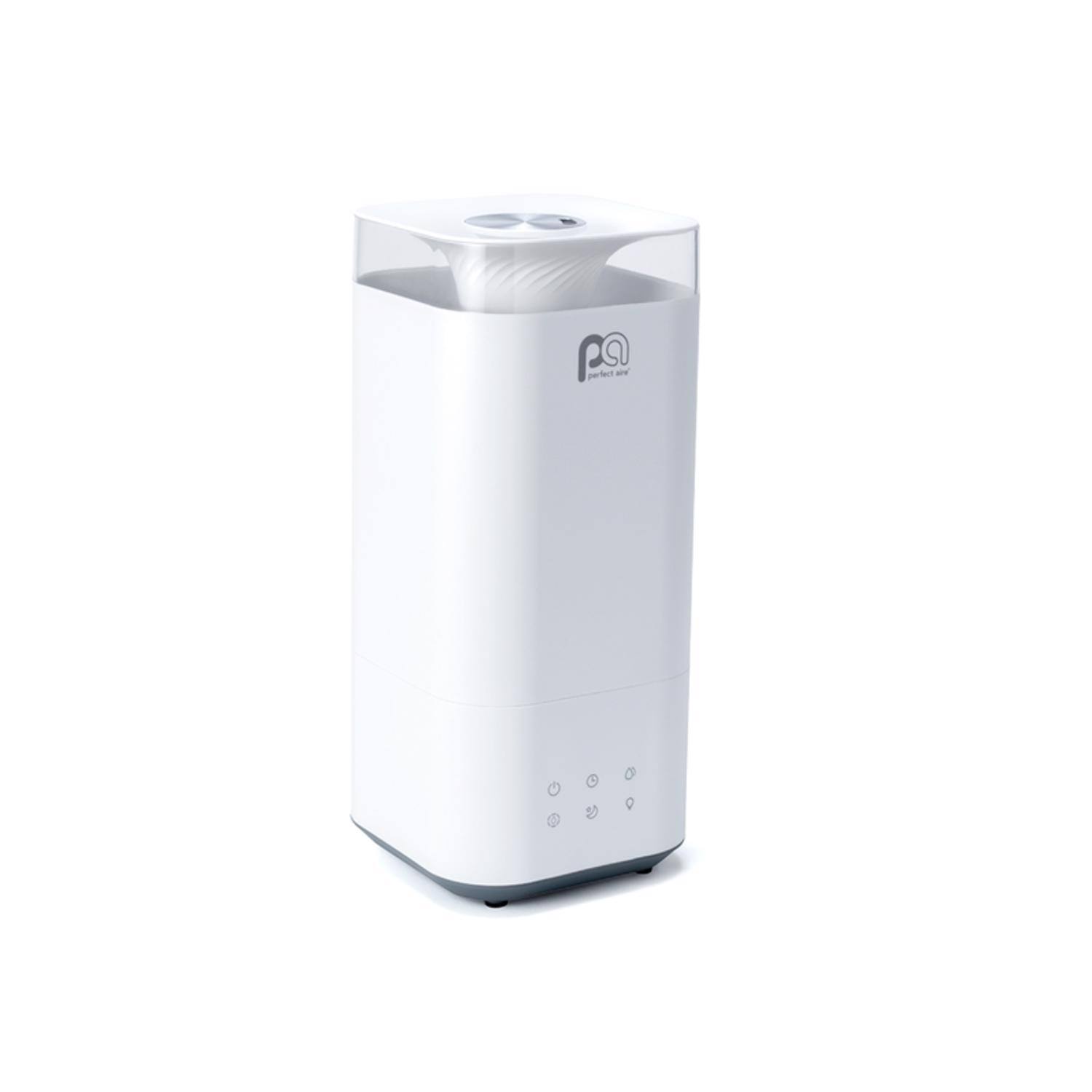 Left. Perfect Aire - Perfect Aire 1.32 gal 215 sq ft Digital Ultrasonic Cool Mist Humidifier W/Night Light.