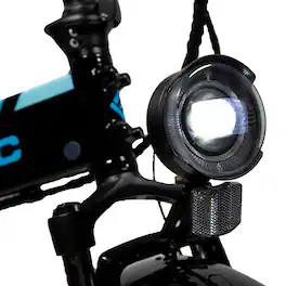 Elite Headlight Powered by eBike Battery & Compatible with All Lectric eBikes - Black