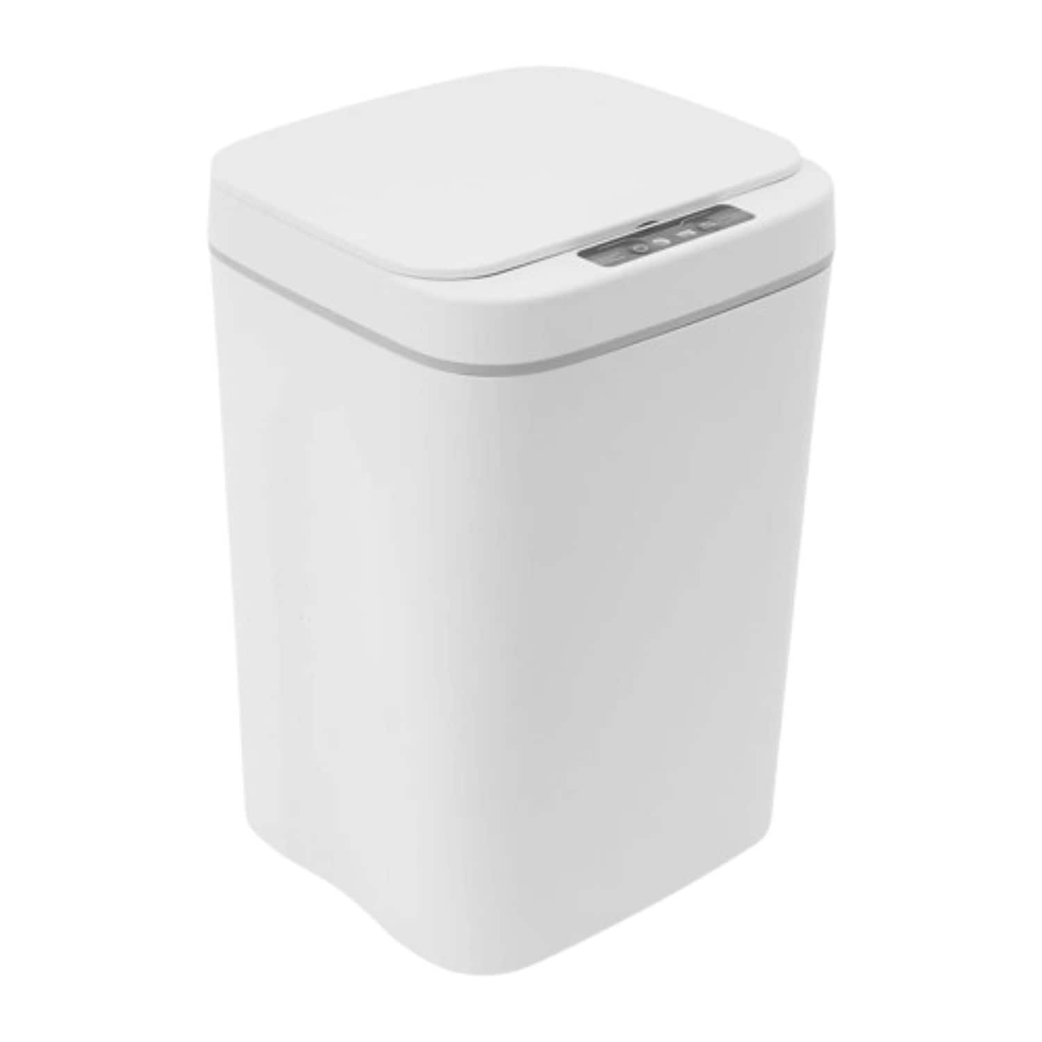 Home Collection - 16L Smart Touchless Trash Can – Automatic Sensor Waste Bin for Kitchen & Office (White)