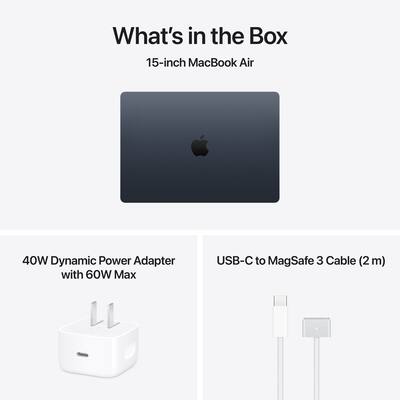 15 inch MacBook Air Apple M5 chip with 10 core CPU and 10 core GPU 15 inch MacBook Air Apple M5 chip with 10 core CPU and 10 core GPU