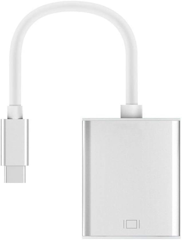 Left. Core Tech - USB-C to VGA Adapter, USB 3.1 Type-C (Thunderbolt 3) to VGA Display Converter for MacBook Pro/Air, Dell XPS 13/15, Surfa.