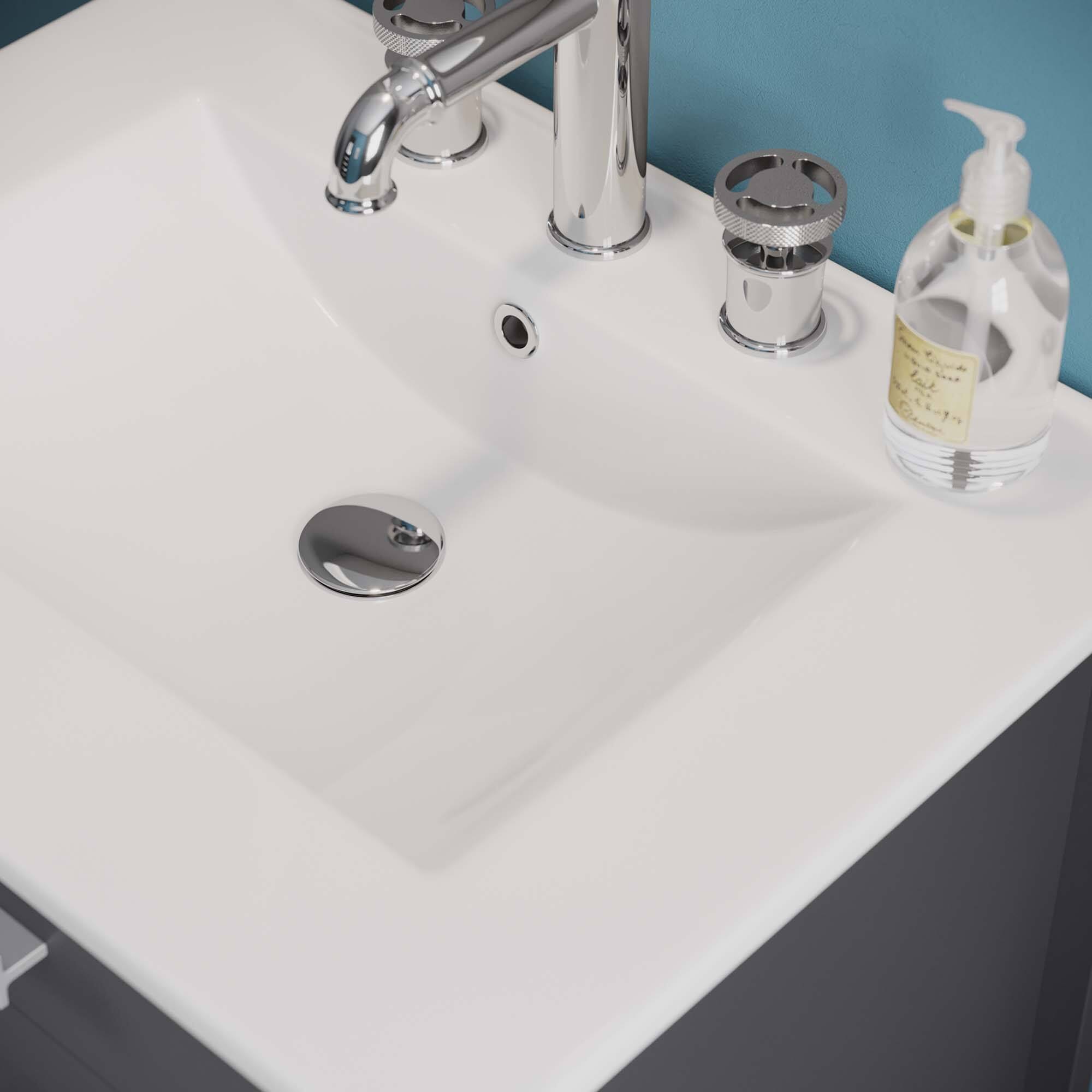 Back. Modway - Laguna Bathroom Vanity Basin Included - Gray White.