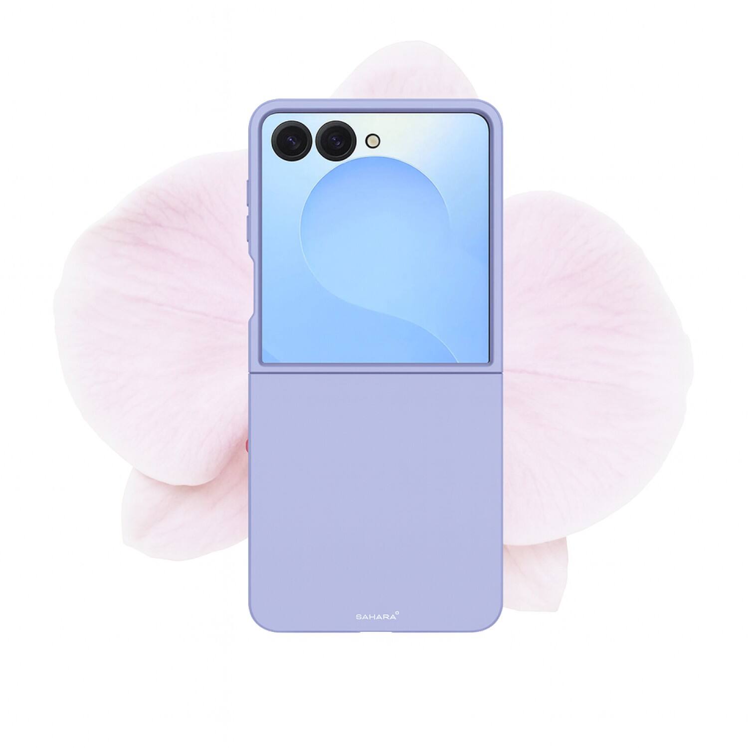 Alt View 4. Sahara - Venture Series Slim Case for Samsung Galaxy Z Flip7 - Purple Orchid.