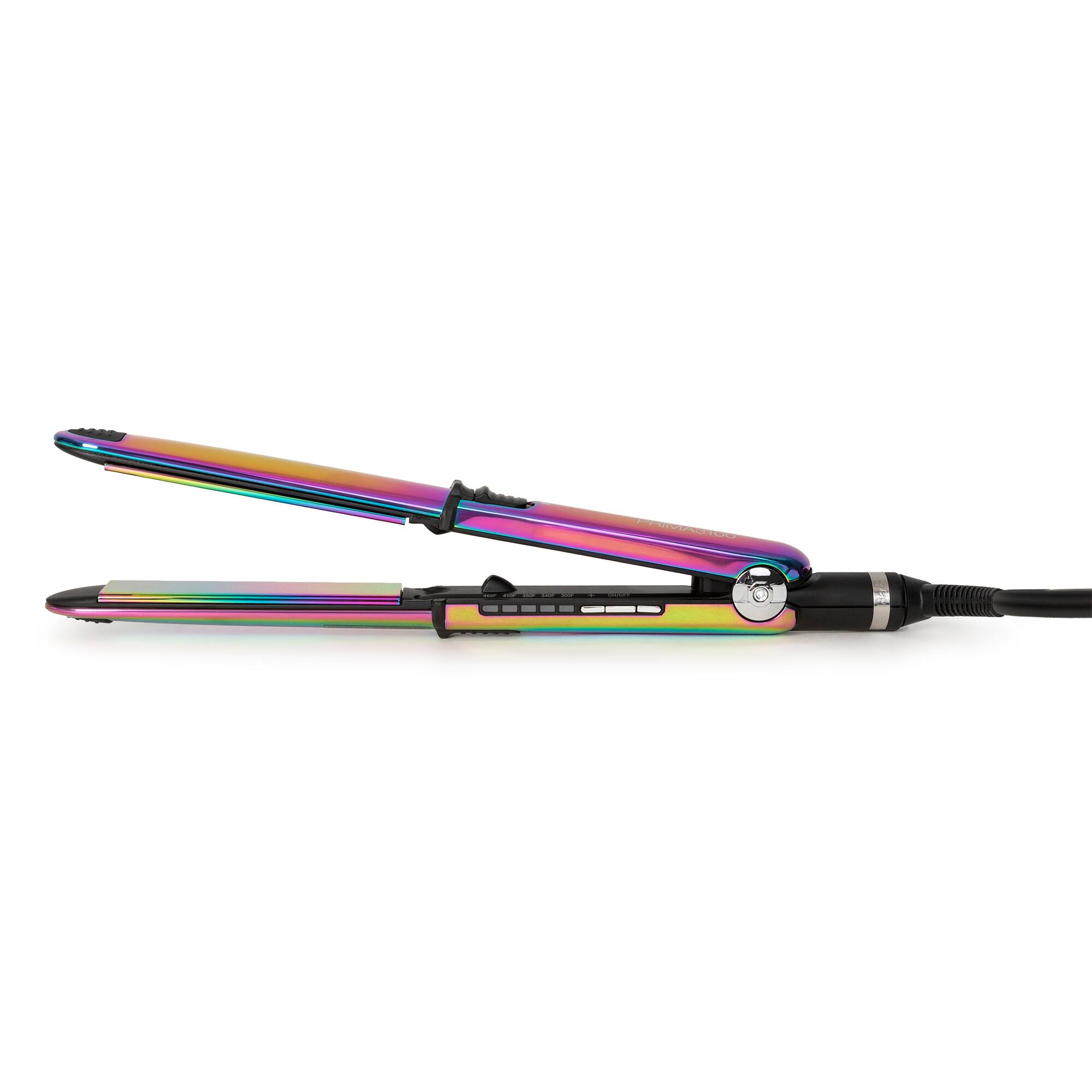 Angle. BaBylissPRO - Nano Titanium Prima3100 & Prima2000 Styling Irons Prepack BNTPK1RB - Iridescent.