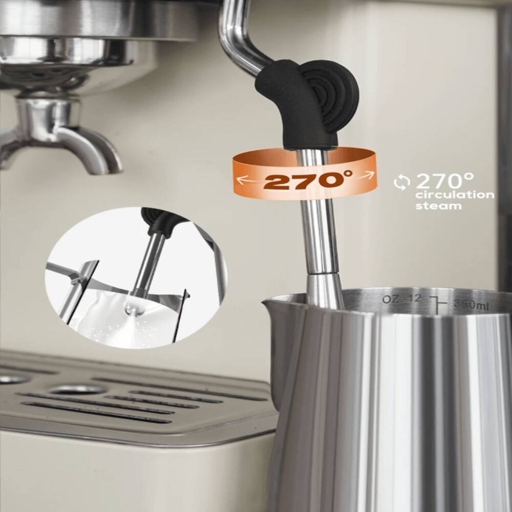 270° circulation steam  
OZ 12 - 350ml