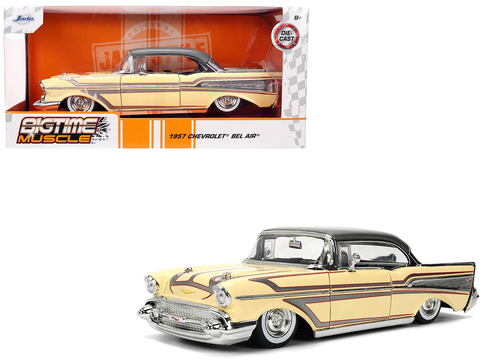 Jada  
BIGTIME MUSCLE  
1957 CHEVROLET® BEL AIR®  
DIE-CAST  
8+
