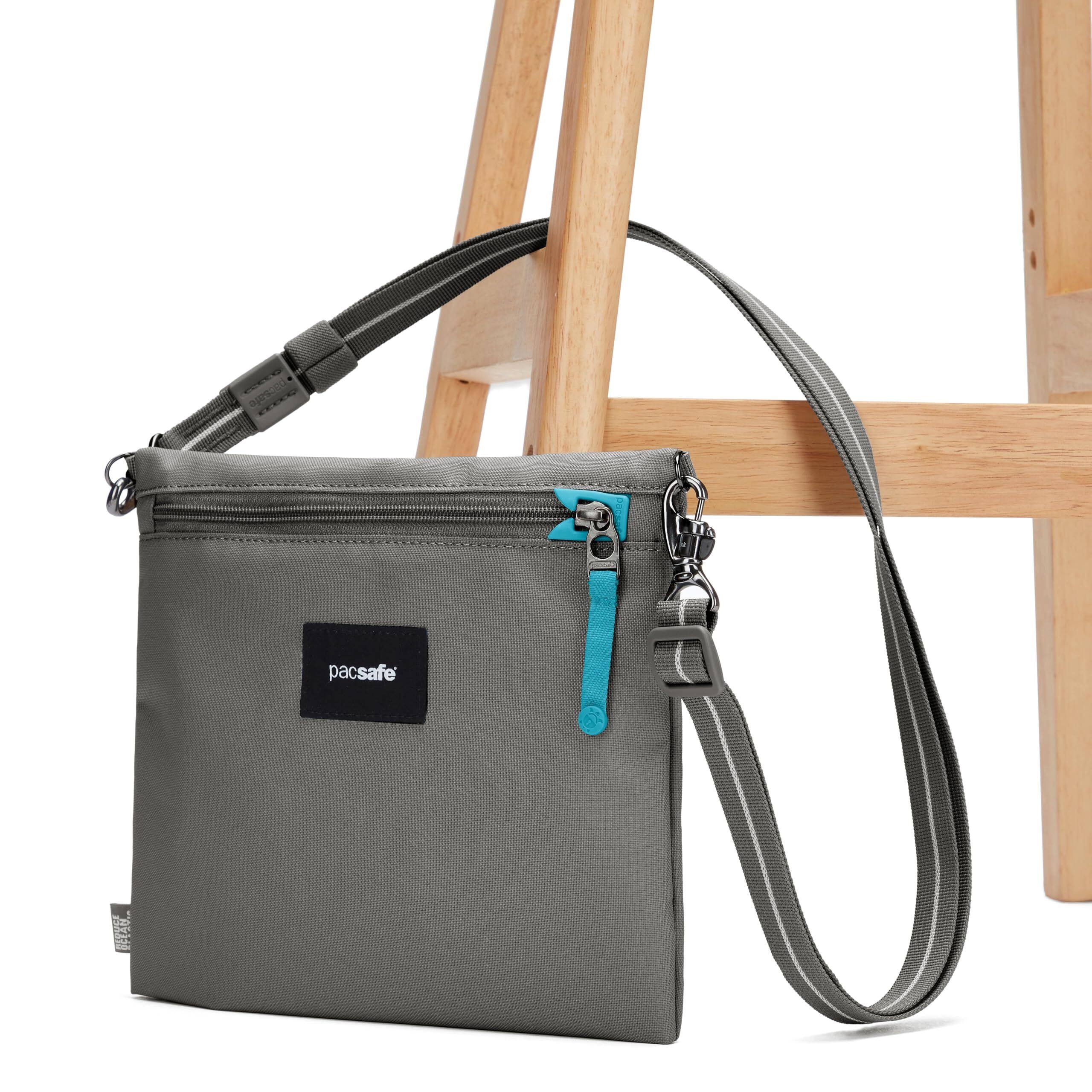 Alt View 2. Pacsafe - GO Crossbody Pouch (Stone) - Stone.