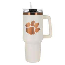 Great American Products - Clemson Tigers 40oz. Colossus Copper Edition Tumbler - Cream
