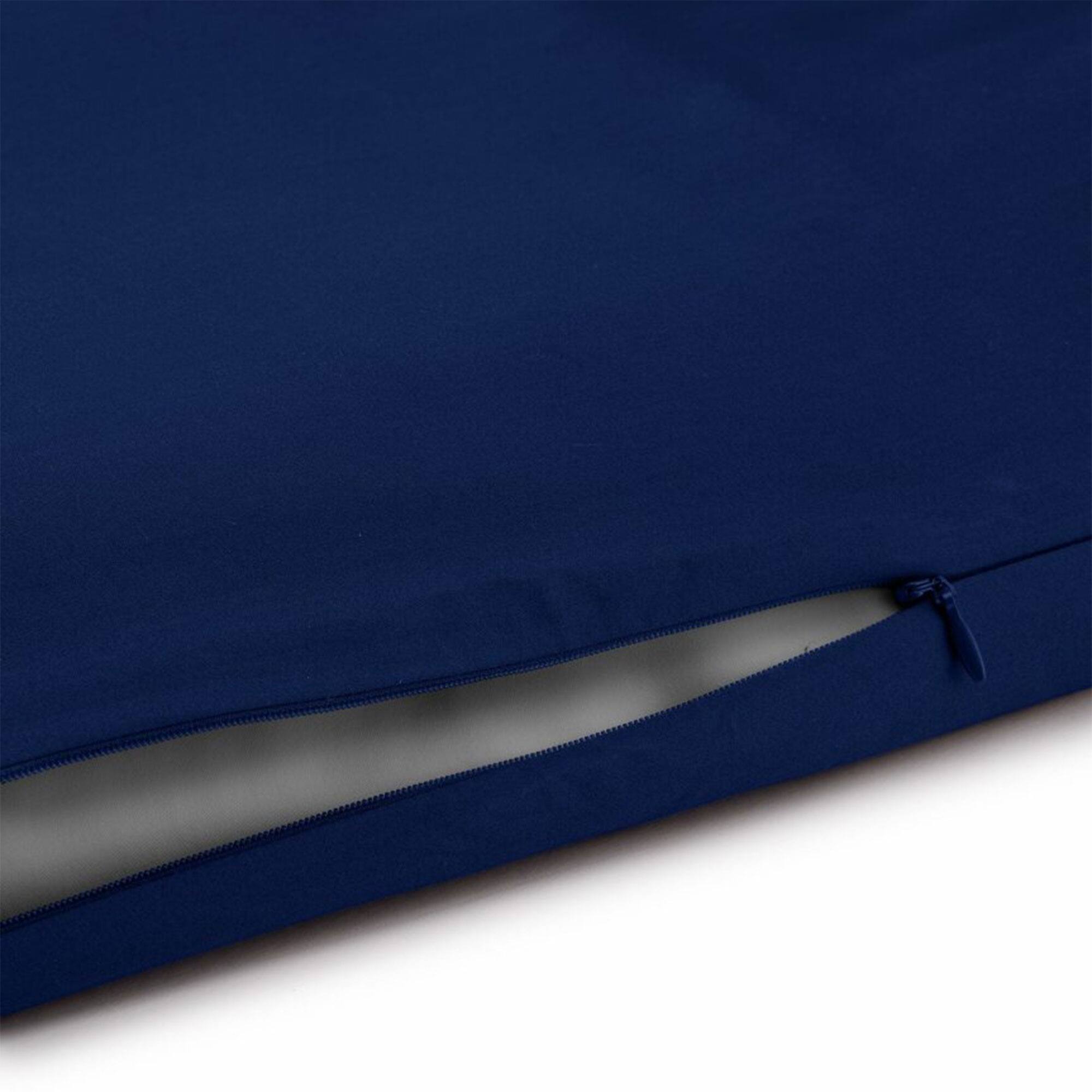 Alt View 2. Sleepgram - Sleepgram Supima 400 Thread Count Cotton Duvet Cover with Travel Bag, King, Blue - Blue.
