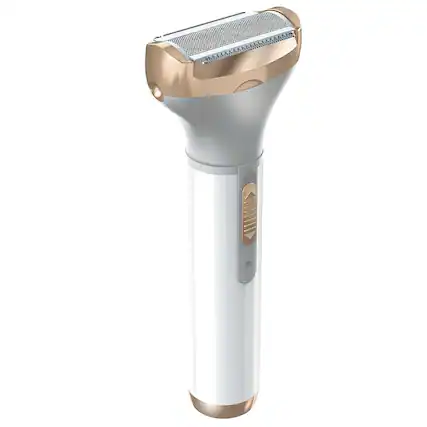 Front. Perry Ellis - RECHARGEABLE LADIES 4-IN-1 MULTI TRIMMER - White.