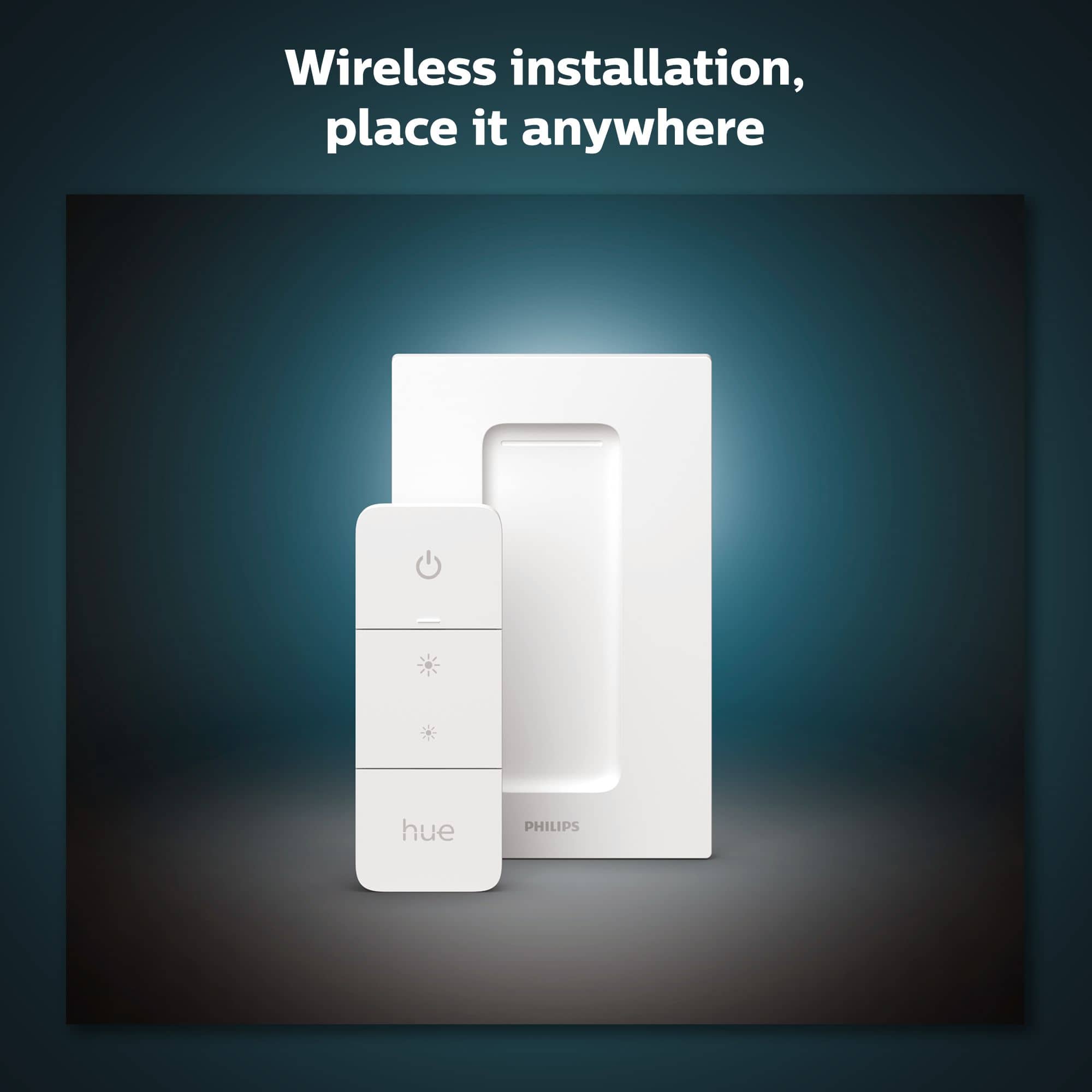 Wireless installation, place it anywhere hue PHILIPS