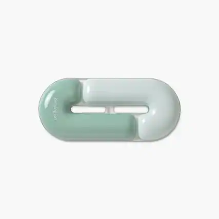 Front. Kensington - DUO Gel Mouse Wrist Rest with Loop Design for Ergonomic Comfort and Support - Green.