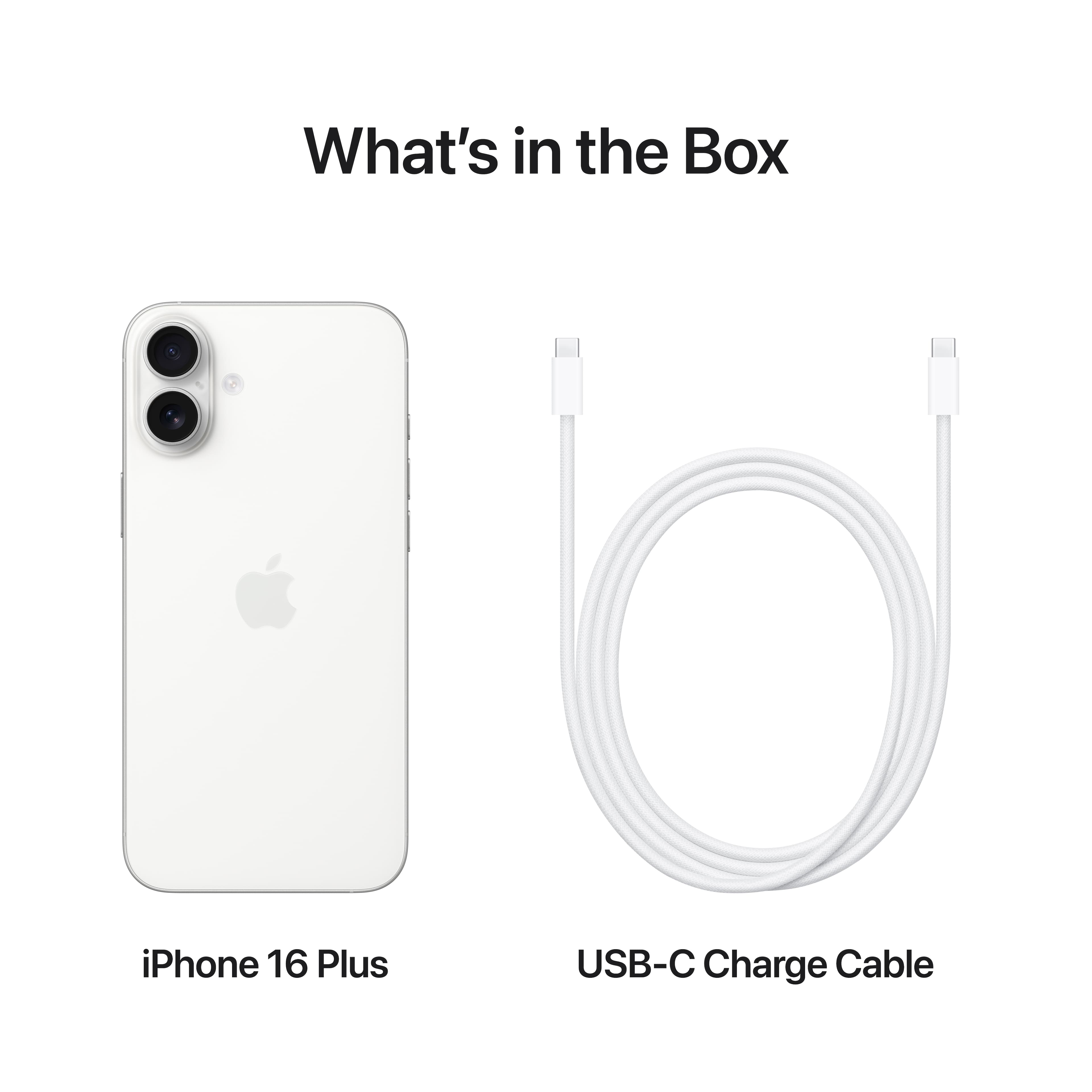 What's in the Box: iPhone 16 Plus USB-C Charge Cable
