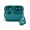 Front. JLab - Flex Open - Clip True Wireless Earbuds - Teal.