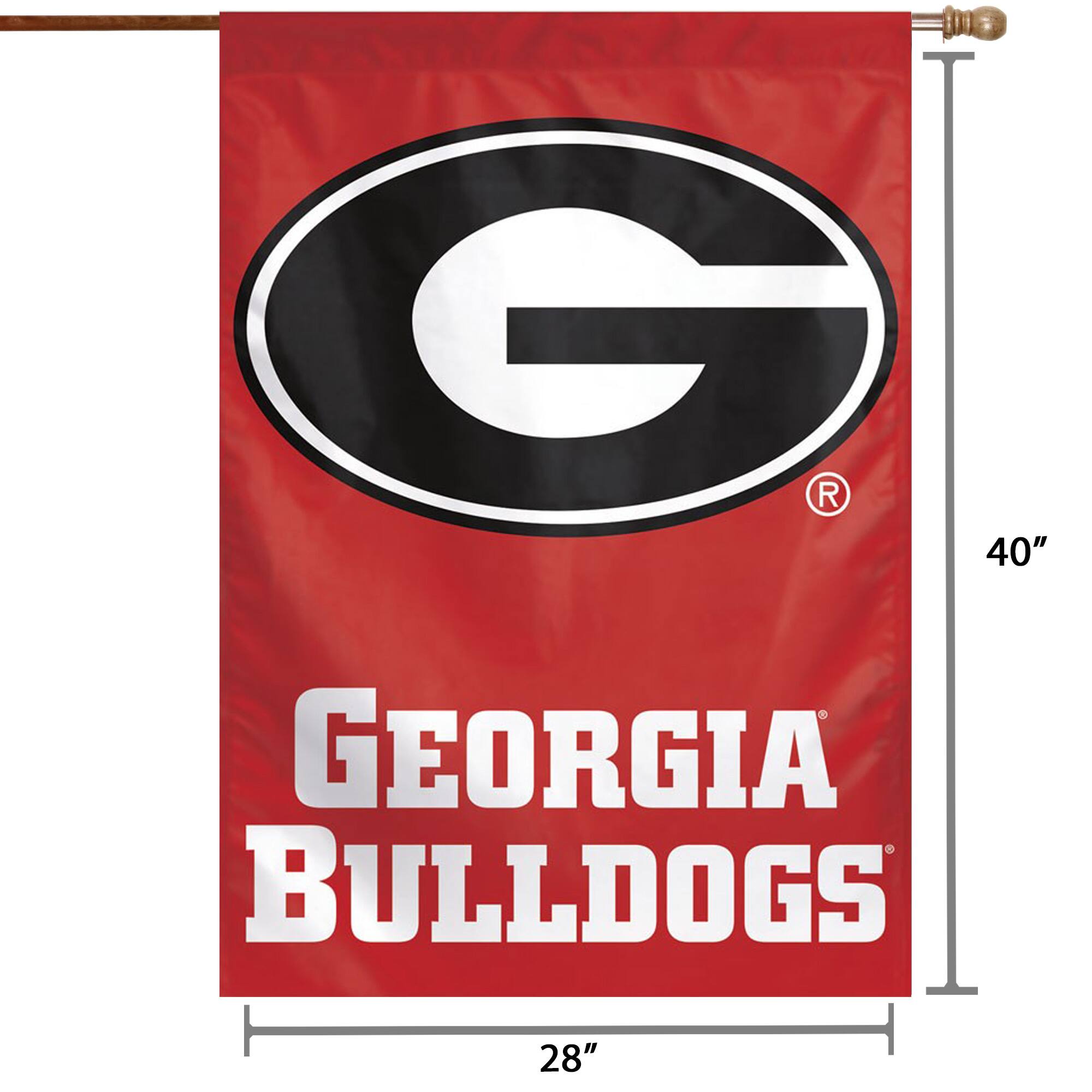 R 40" GEORGIA BULLDOGS 28"