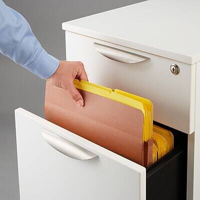 Alt View 4. Staples -  Reinforced File Pocket, 1.75" Expansion, Letter Size, Brown, 25/Box  - Brown.