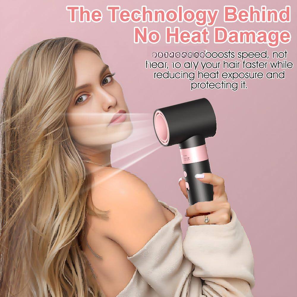 The Technology Behind No Heat Damage

This technology boosts speed, not heat, to dry your hair faster while reducing heat exposure and protecting it.