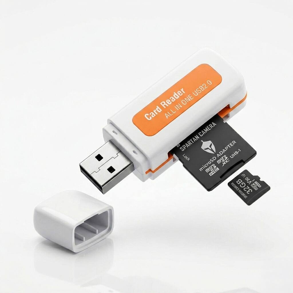 Reader ONE USB2.0 IN Card ALL CAMERA SPARTAN ADAPTER A UHS-1 Look CX microSD AC E CAMERA 32GB OZB SPARTIAN