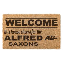 Jardine - Alfred University Saxons 18" x 30" Welcome Doormat - Brown