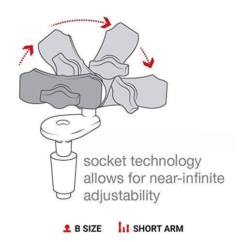 socket technology allows for near-infinite adjustability

B SIZE

SHORT ARM