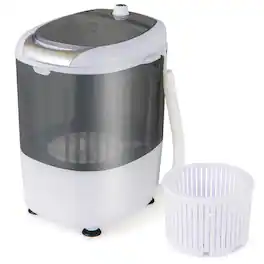 Portable Mini Counter Top Washing Machine 5.5 lb. Spin Basket Laundry