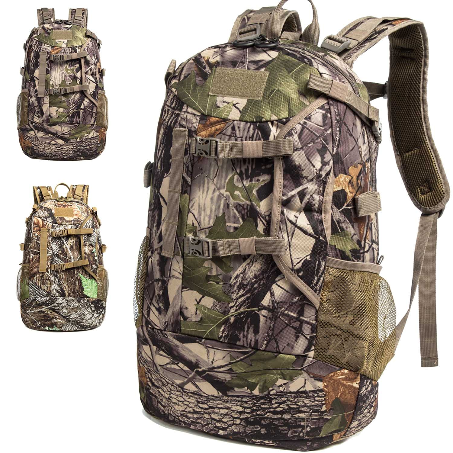 Stamp n Camp - Backpack Outdoor Daypack For Bow Or With Rain Cover - Green