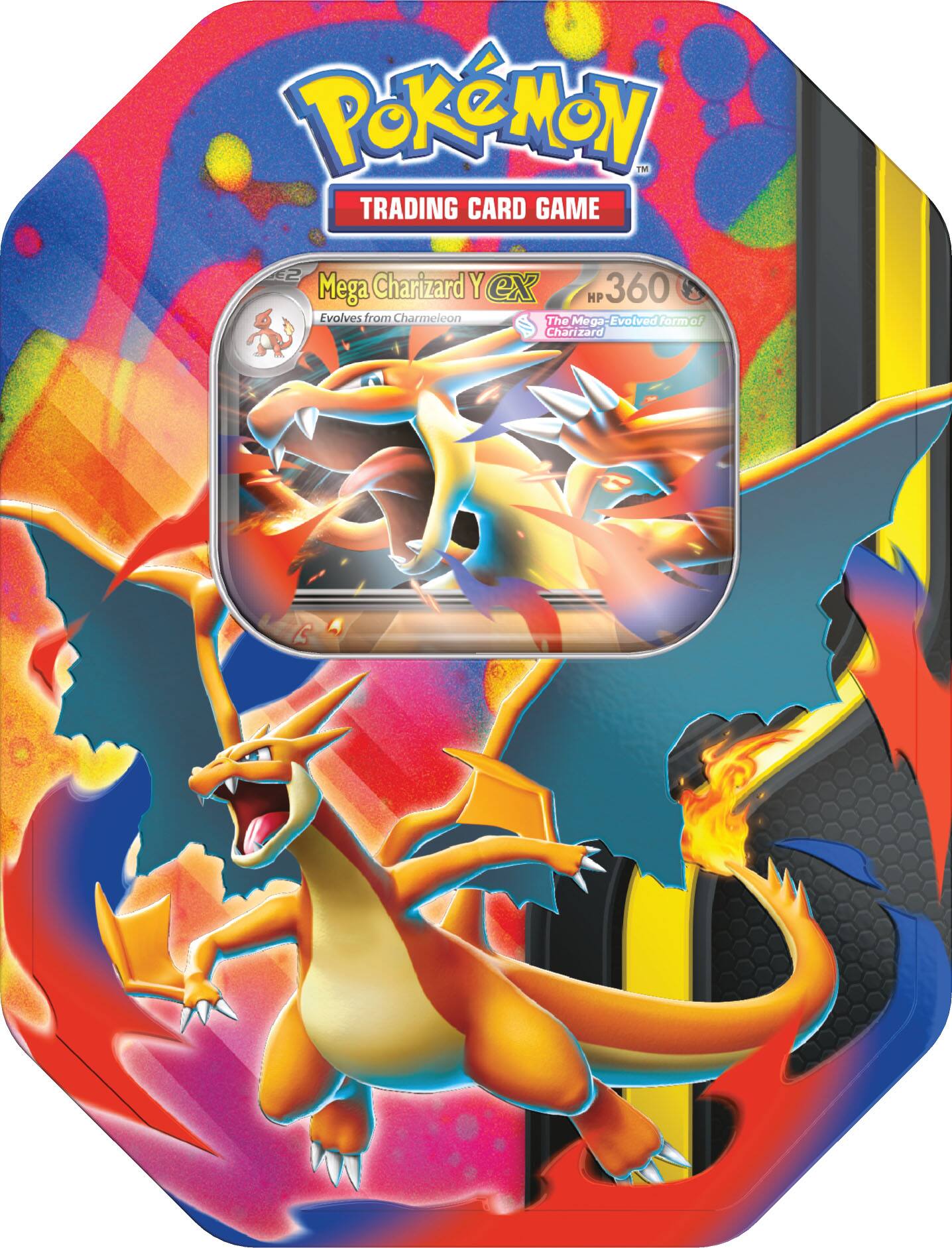 Pokémon Trading Card Game  
Mega Charizard Y ex  
HP 360  
Evolves from Charmeleon  
The Mega Evolved form of Charizard