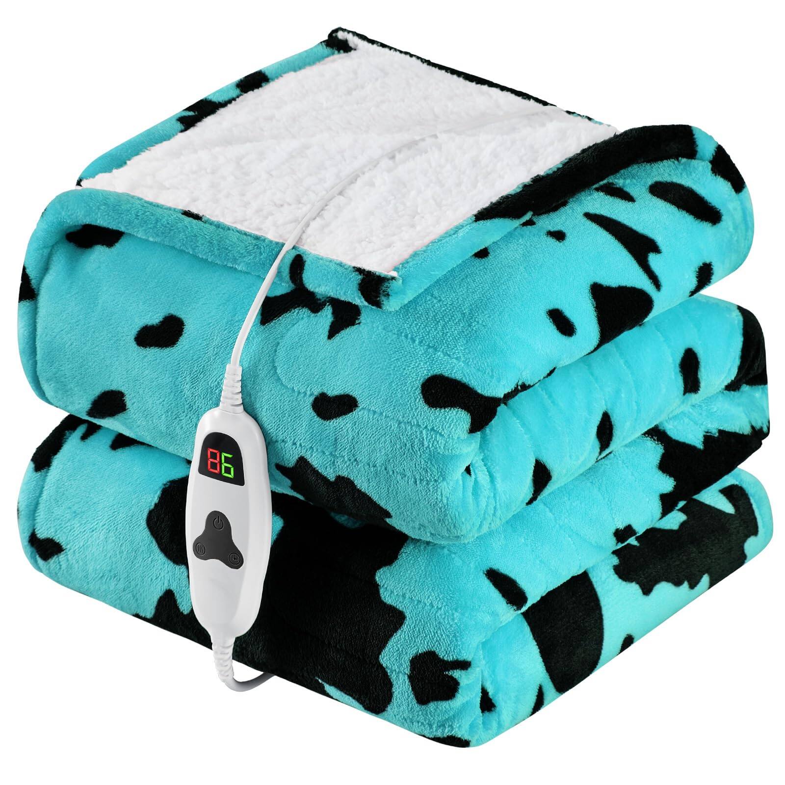 Mint Green Highland Cow-50"x60"