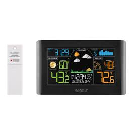 La Crosse Technology - Wireless Digital Color Weather Station with Alerts - Black/Gray