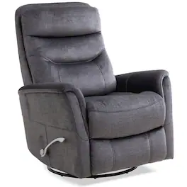 Starlight Canyon Home - Capri Charcoal Recliner Nursery Glider – Elegant Boucle Chairs for Comfort - Dark Gray
