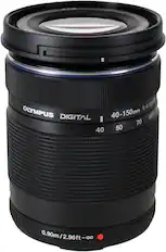 OLYMPUS DIGITAL 40-150mm 1:4-5.6 40 50 70 100 0.90m/2.96ft - ∞