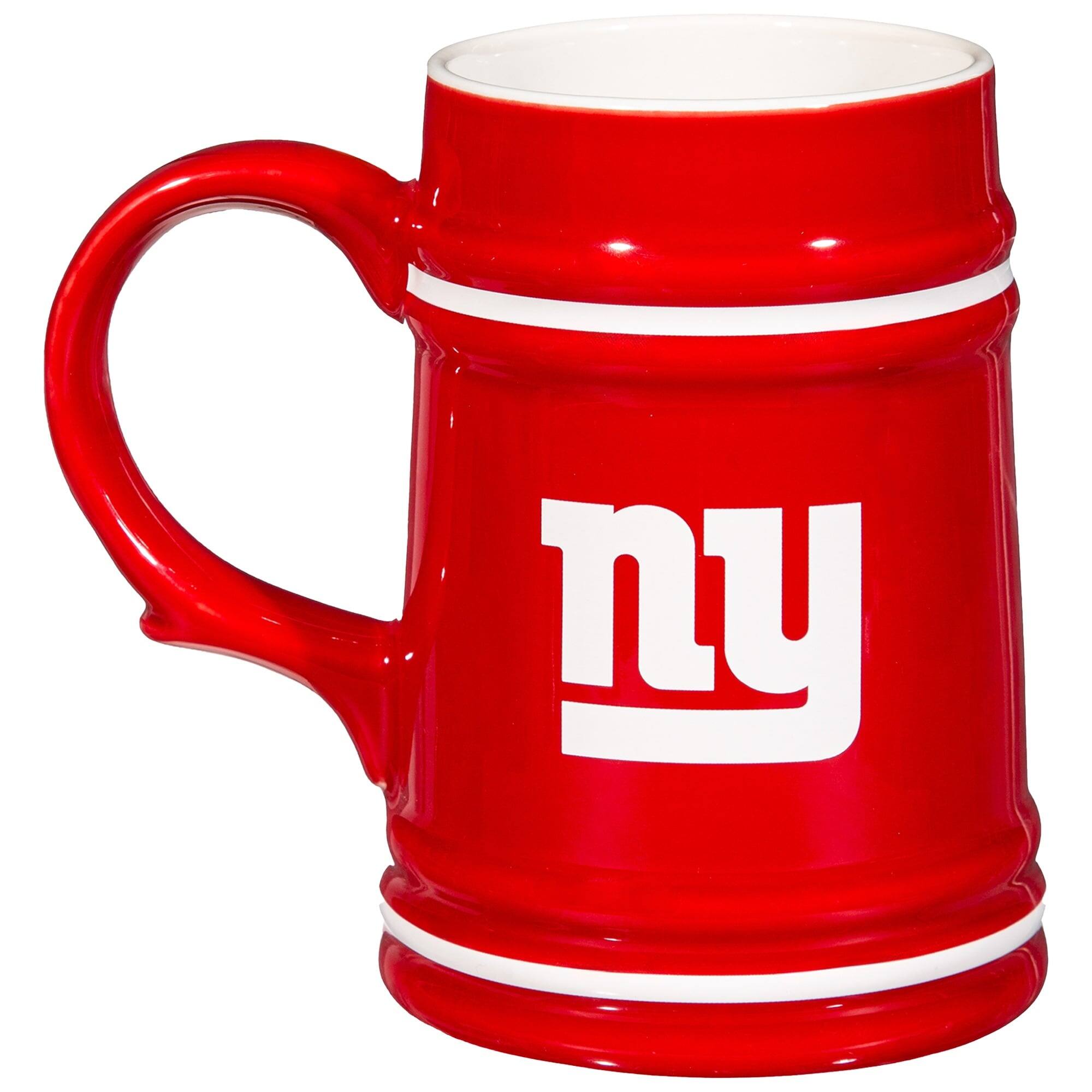 Alt View 1. Evergreen Enterprises - New York Giants 24oz. Ceramic Stein Cup with Gift Box - Multicolor.