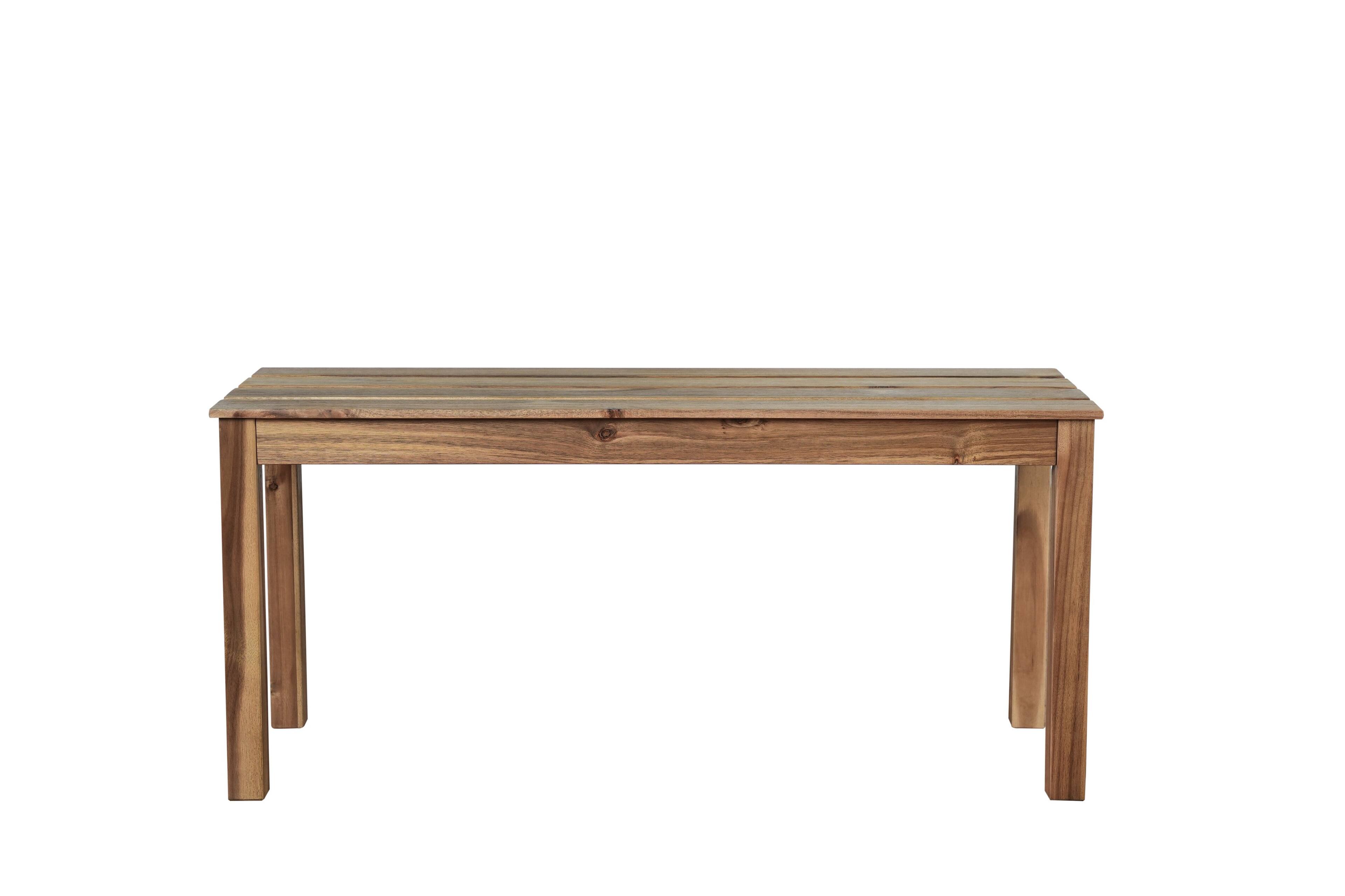 Alt View 6. Mondawe - 5 Pieces Acacia Wood Outdoor Table and Chair Set - Natural.