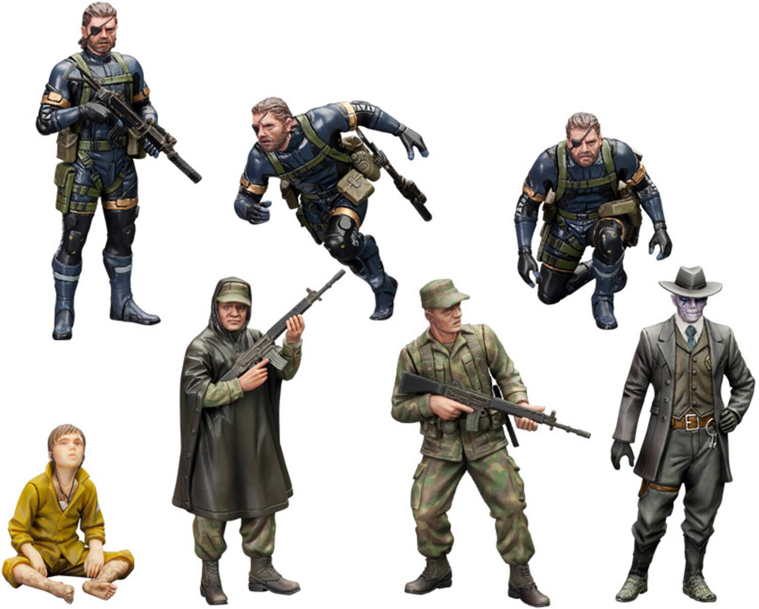 Front. PopMarket - Kotobukiya - Metal Gear Solid V: Ground Zeroes - MGS Zeroes Model Kit Set   - COLLECTIBLES - Multicolor.