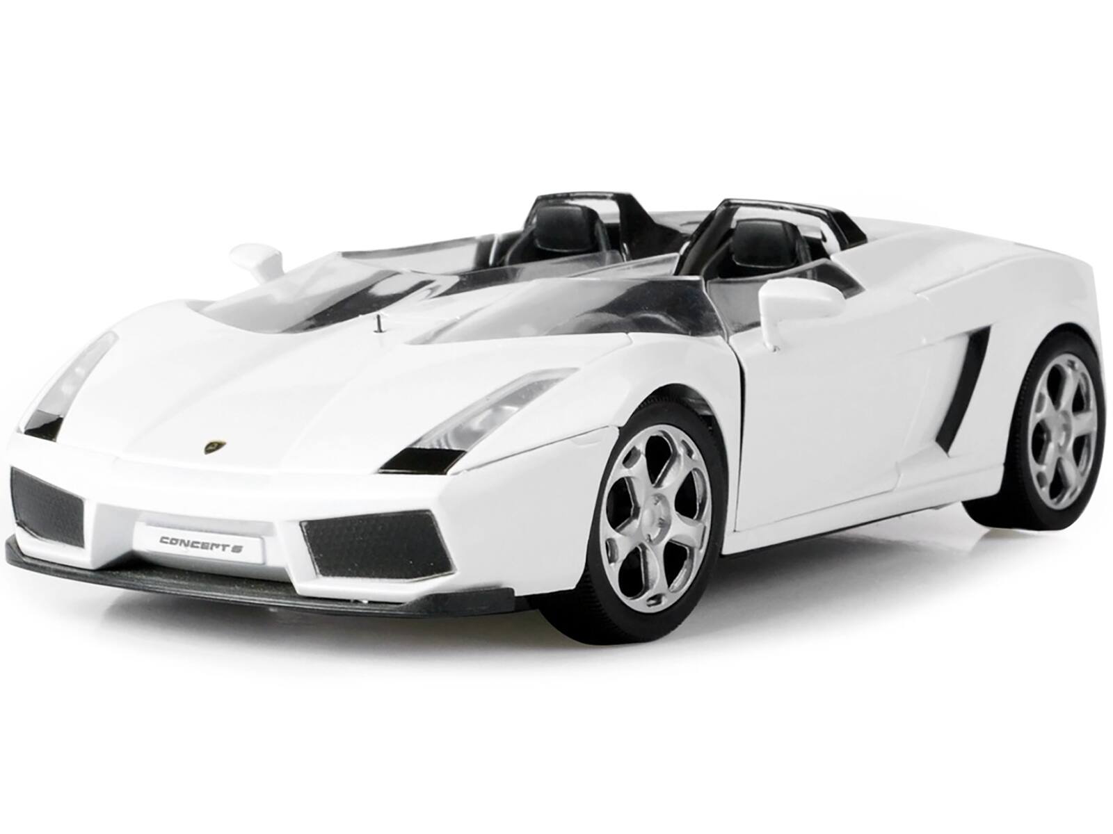 Alt View 1. Motormax - Lamborghini Concept S White 1/24 Diecast Car Model by Motormax.