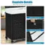 Exquisite Details Offer High-level Using Experience Waterproof PE Rattan Built-in Side Handle Convenient PU Strap