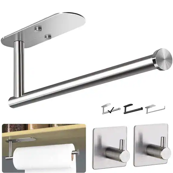 Large Format Paper Display Ocalpur Kitchen Paper Towel Holder Wall Mount Under Cabinet, Kitchen ...