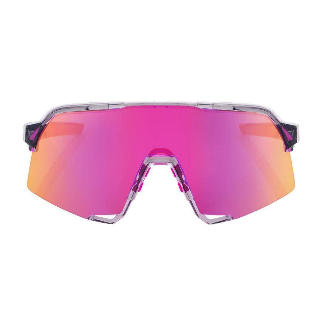 Angle. 100% - 100% S3 Sunglasses Polished Grey Purple Mirror Lens - N/A.