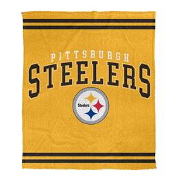 Pegasus - Pittsburgh Steelers 60" x 70" Cozy Plush Knit Blanket - Multicolor