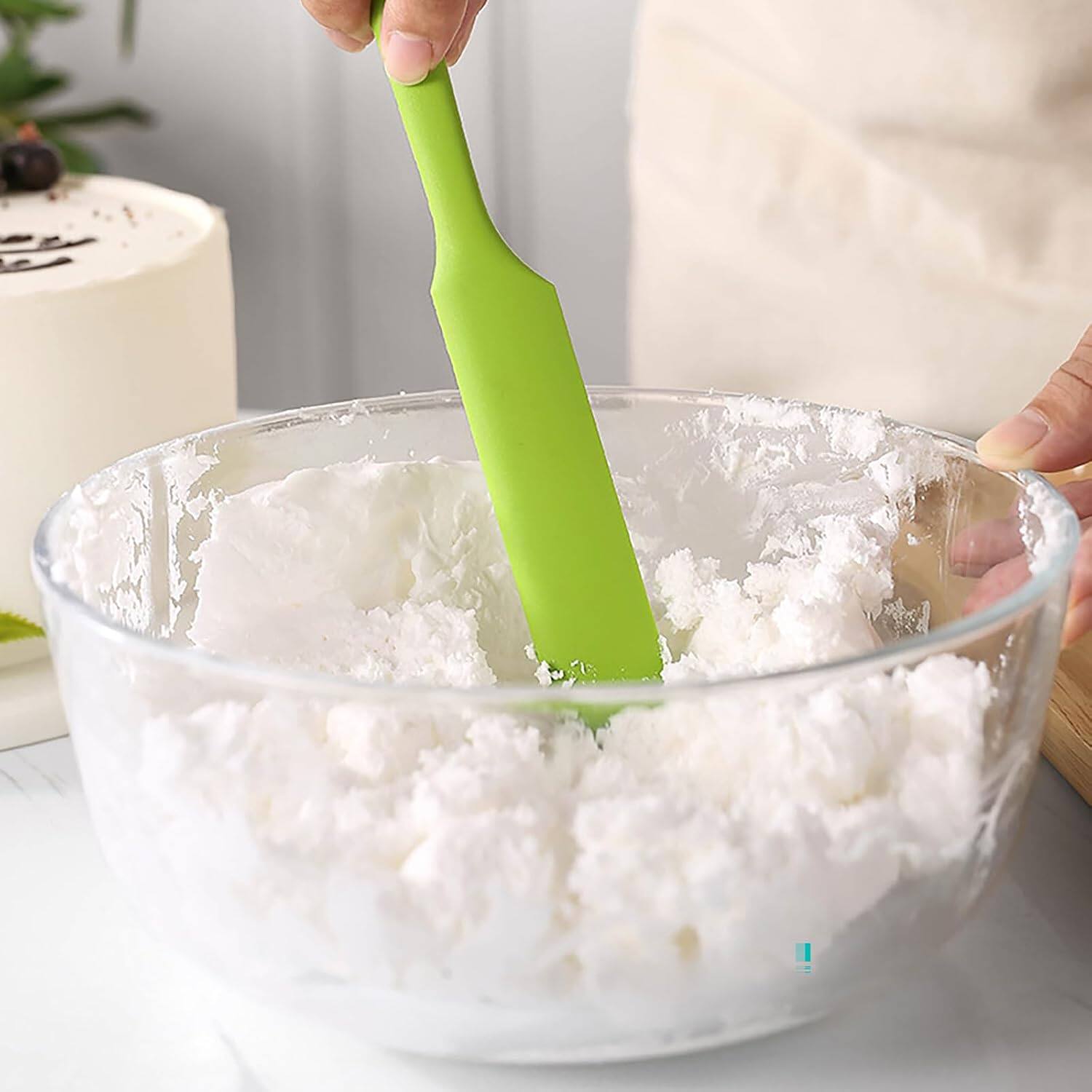 Alt View 1. Giantpower - Silicone Spatula Set of 5 Heat Resistant Cake Cream Butter Scraper - Muilt.