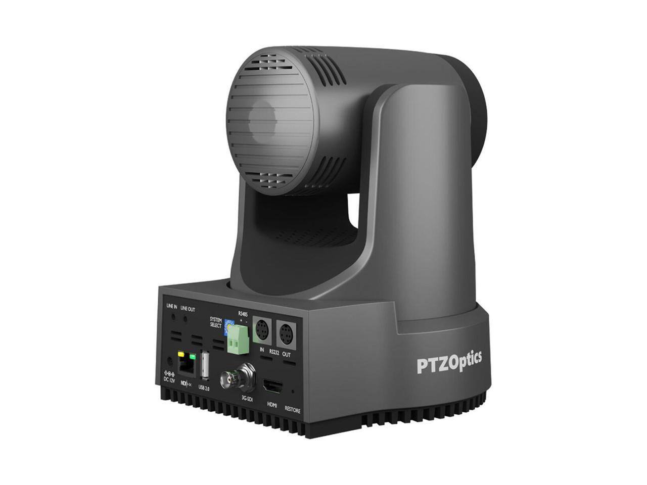 UNEN UNEOUT RSBS SYSTE W SELECT DC 12N 10 UA 28 N RS232 OUT 1G- HOM RESTORE PTZOptics