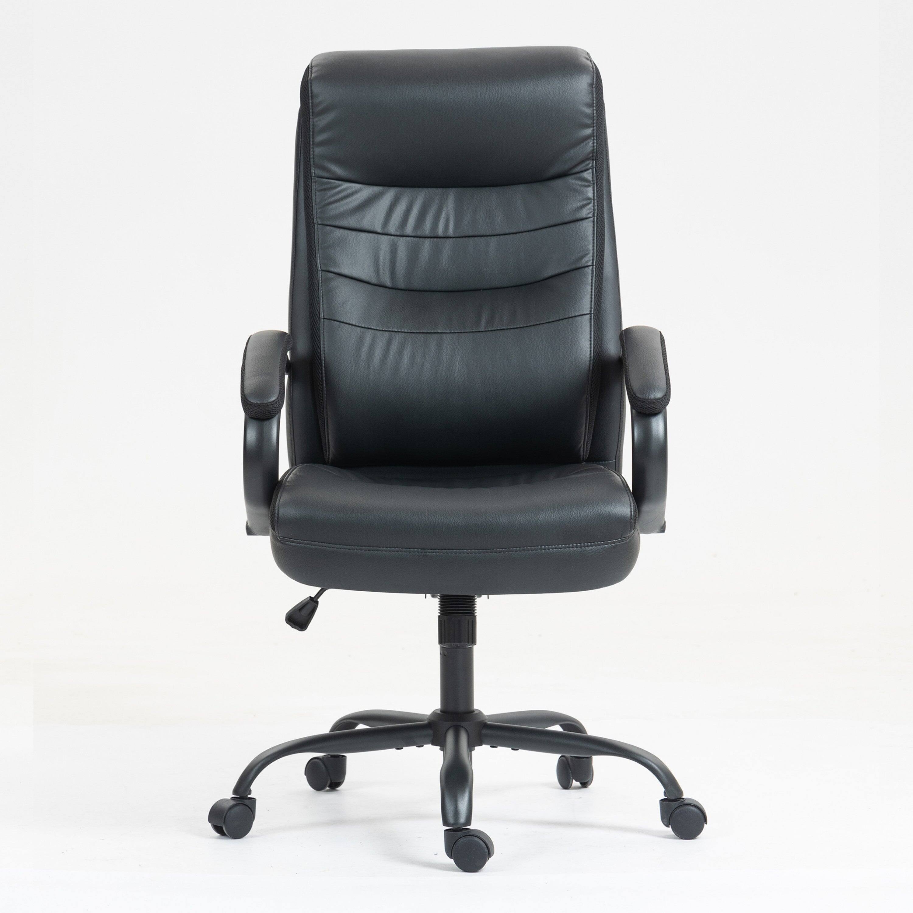 Alt View 4. Boyel Living - High Back Ergonomic Adjustable Office Chair Black - Black.