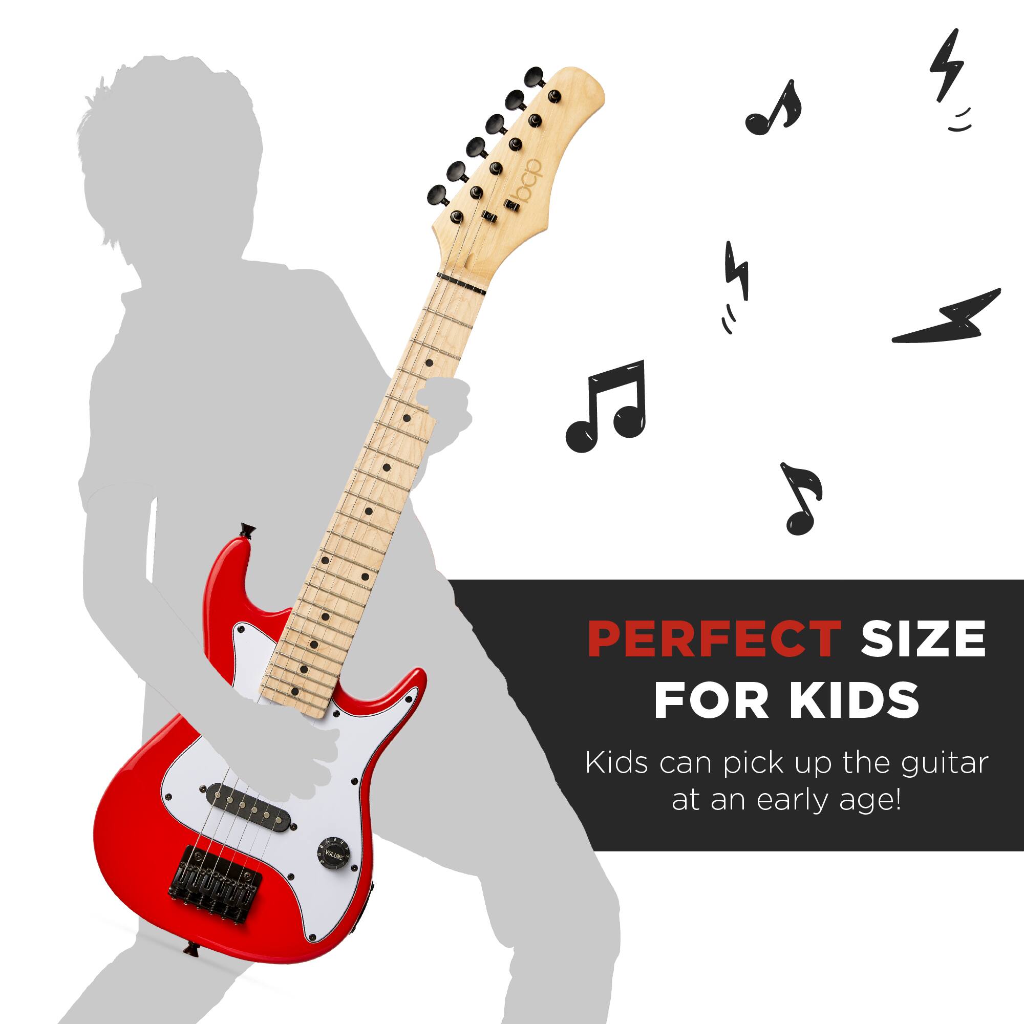 PERFECT SIZE FOR KIDS  
Kids can pick up the guitar at an early age!