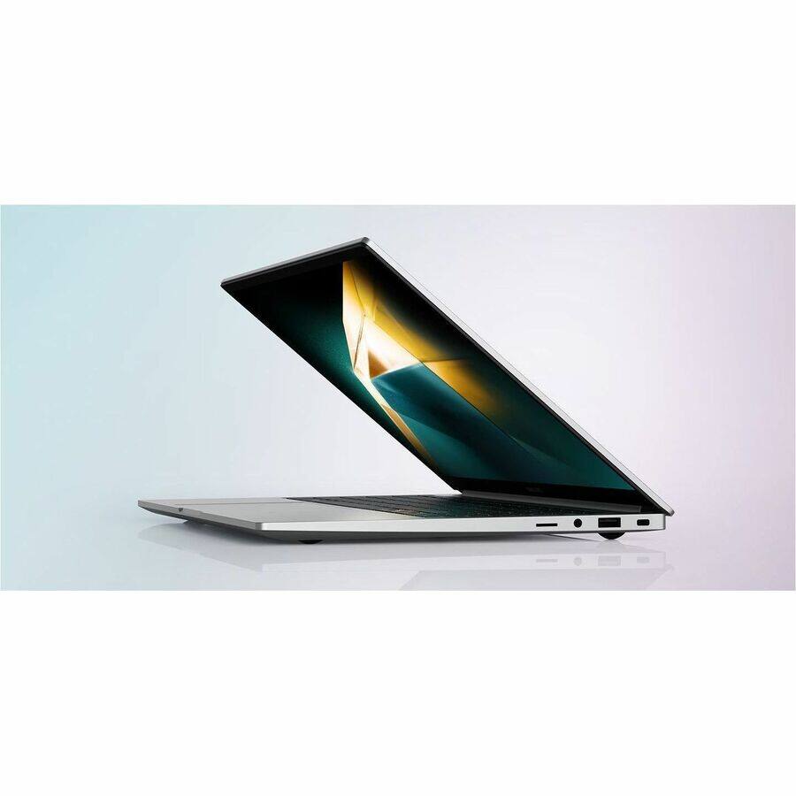 Alt View 8. Samsung - Samsung Galaxy Book4 NP754XGK-LS3US 15.6" Notebook - Full HD - Intel Core i5 120U - 16 GB - 256 GB SSD - Silver - Intel - Silver.